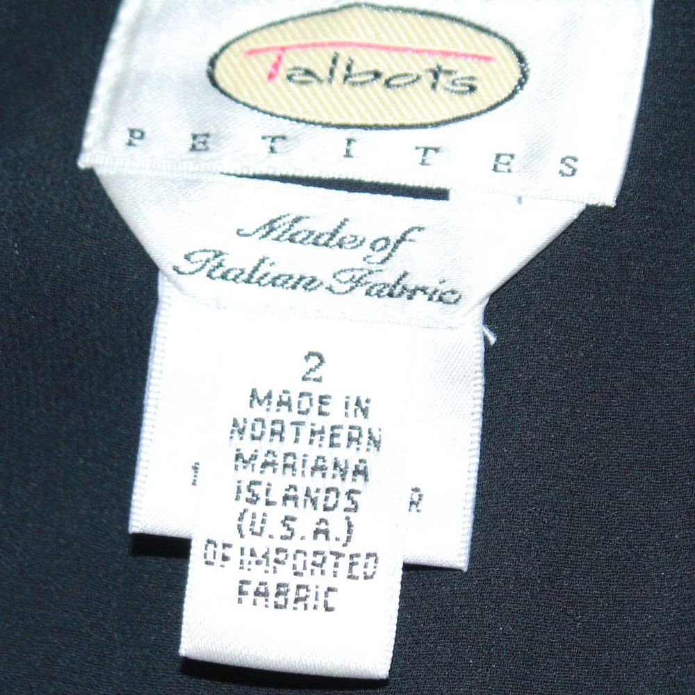 Talbots Petite Black Skirt - Picture 2 of 2